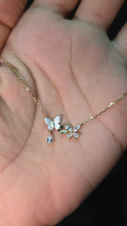 Flutter Duo Pendant Chain