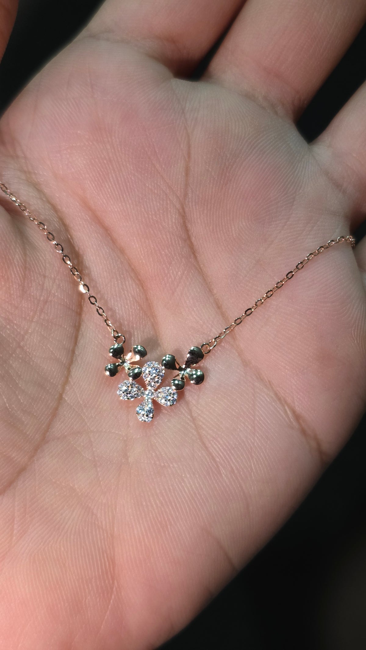Petal Cluster Necklace