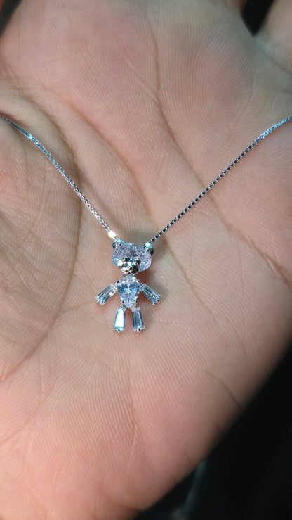 Teddy Bear Pendant Chain