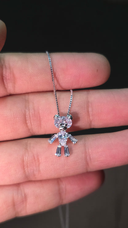 Teddy Bear Pendant Chain