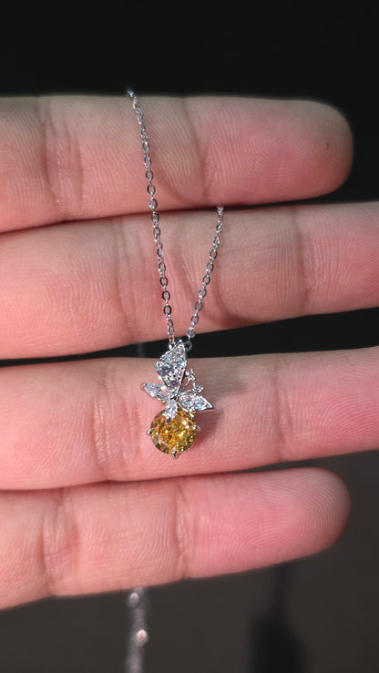 Soleil Butterfly Pendant Chain