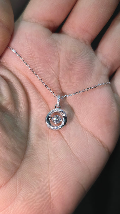 Orbit Spiral Pendant Chain