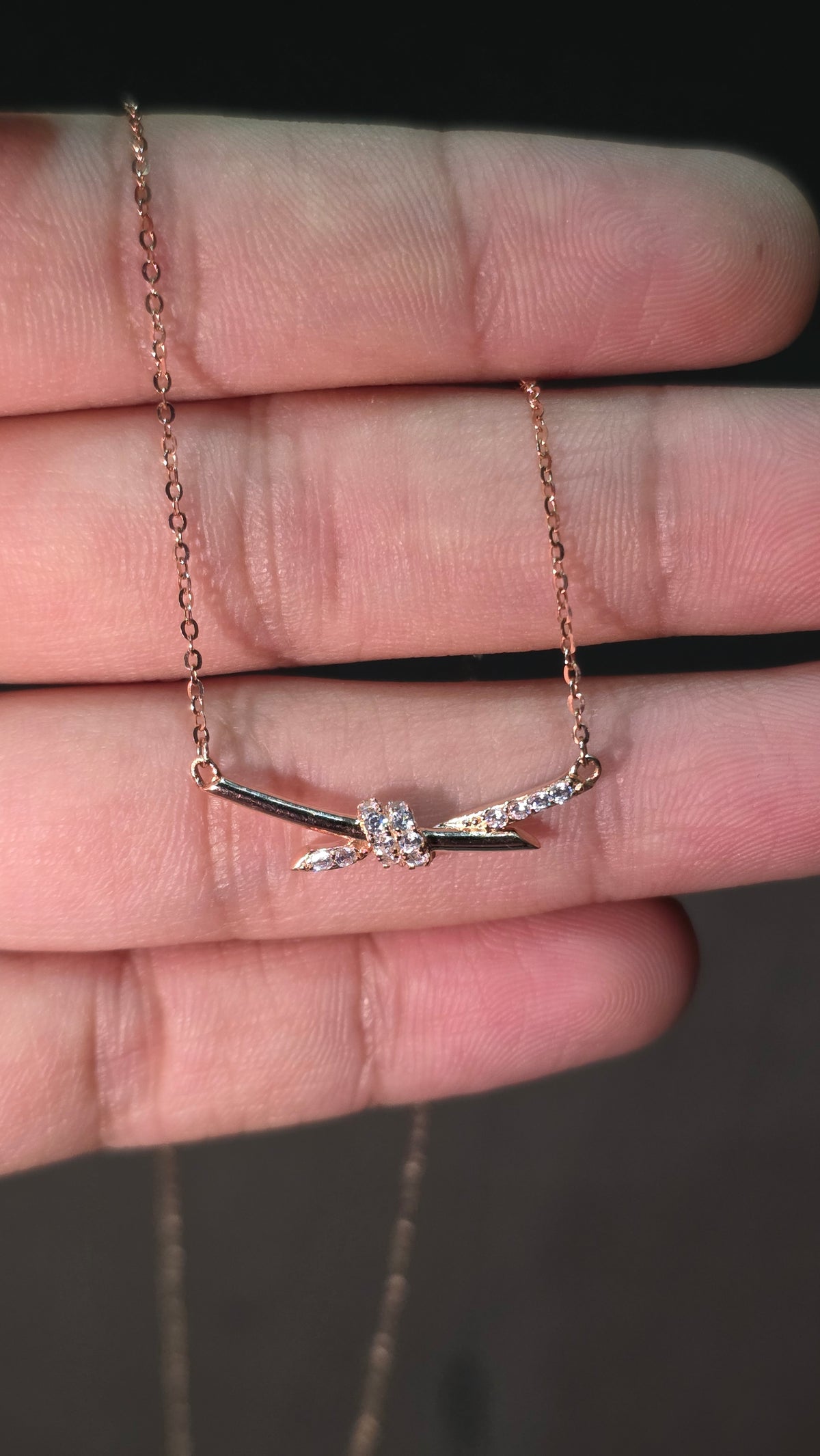 Eternal Knot Pendant Chain