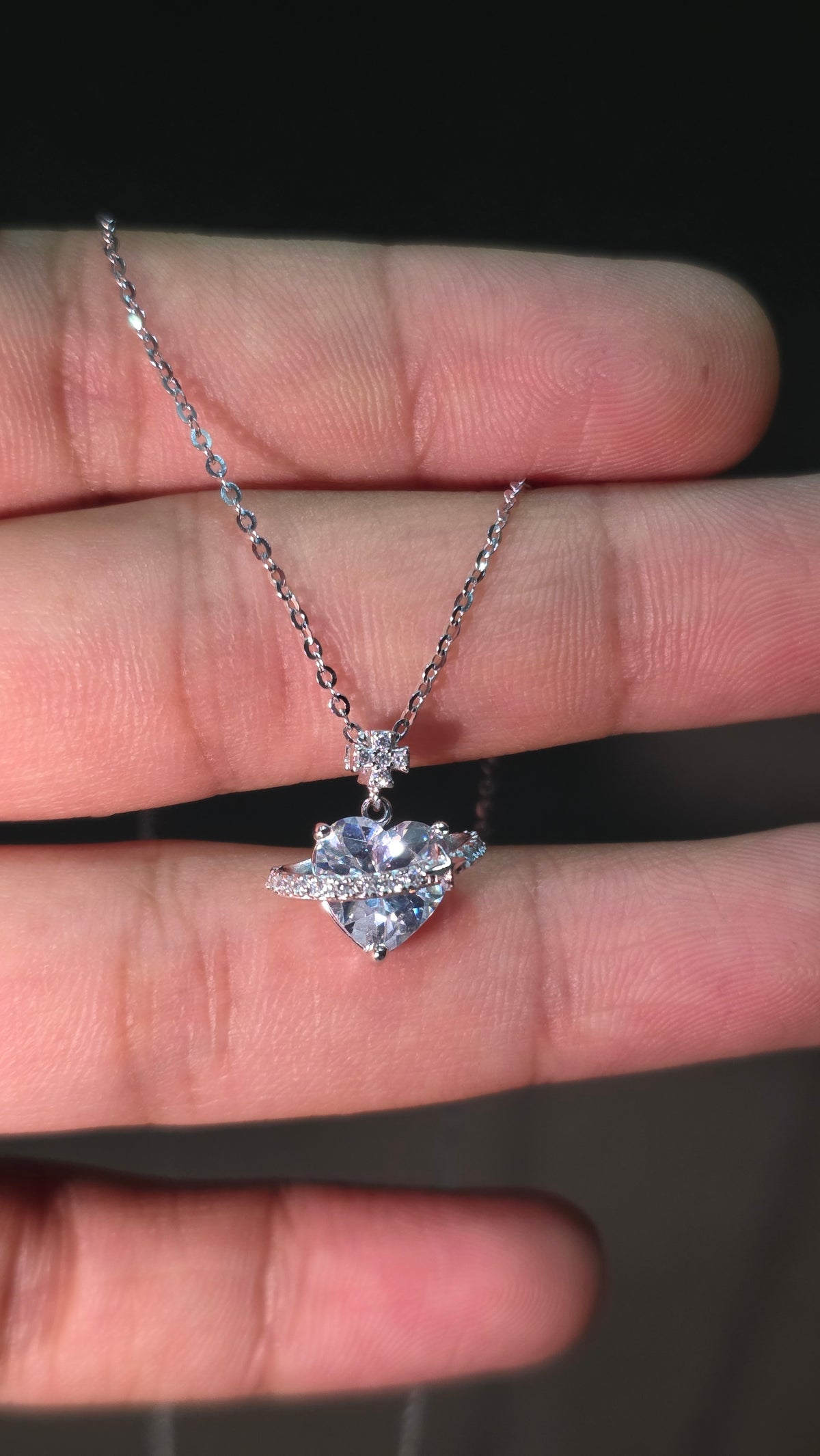 Celestia Ring Pendant Chain