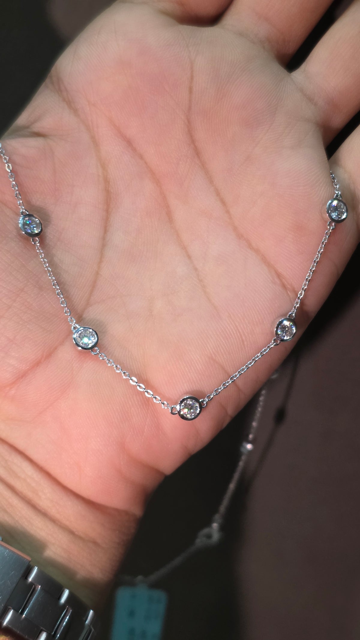 Bezel Necklace