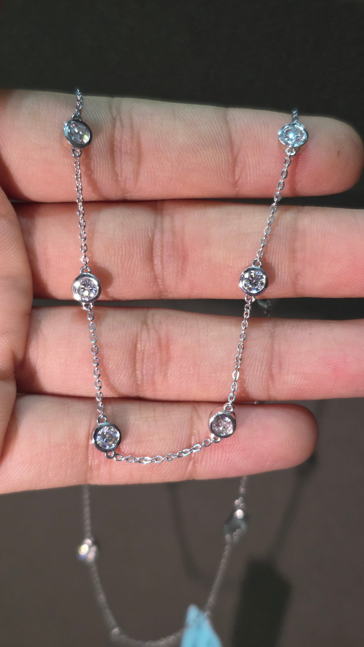 Bezel Necklace
