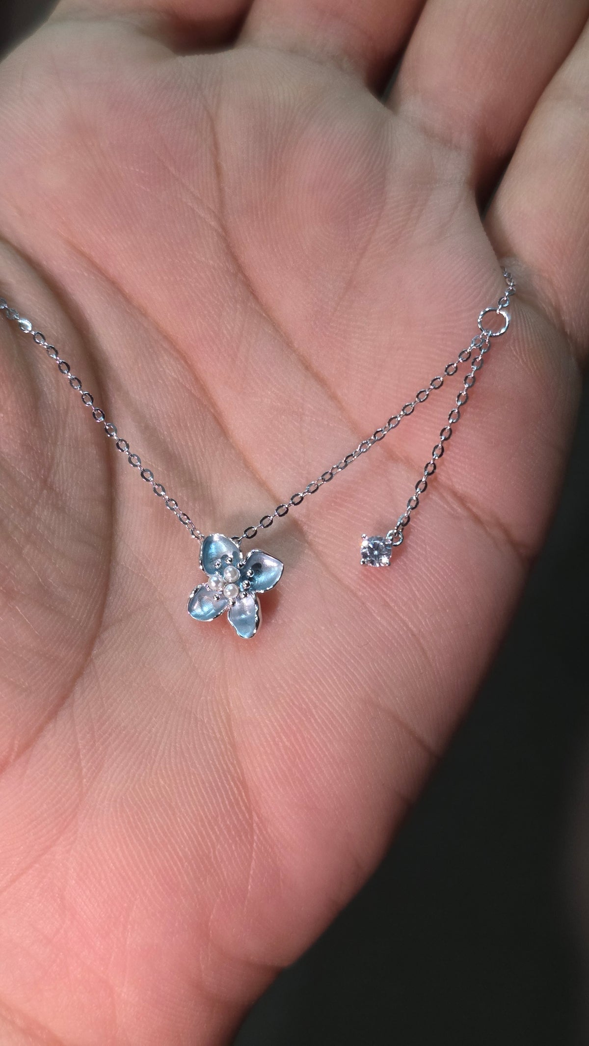 Hydrangea Layered Necklace