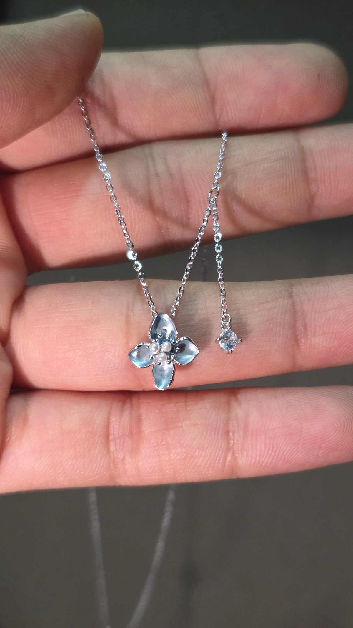 Hydrangea Layered Necklace