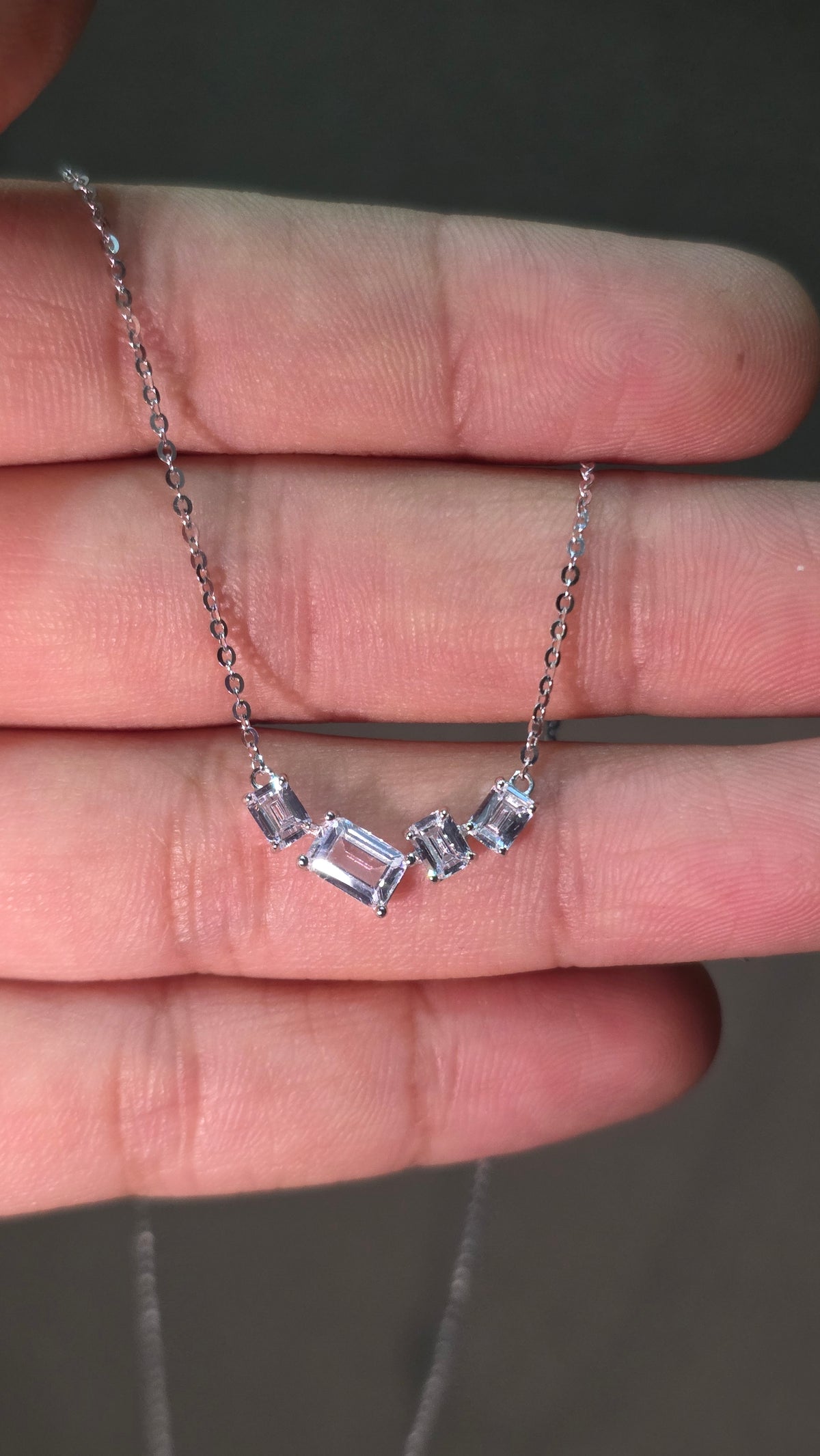 Azure Bar Pendant Chain