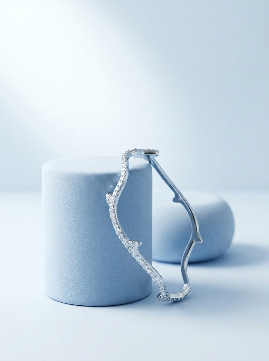 Wavy Diamond Kada