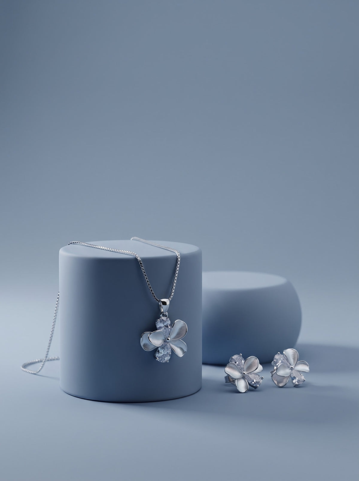 Crystal Petal Pendat set