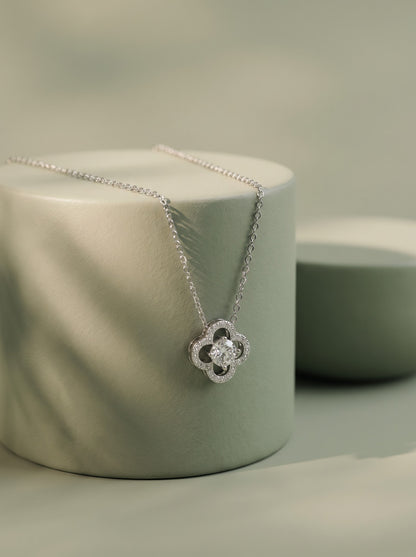Blush Clover Pendant Chain