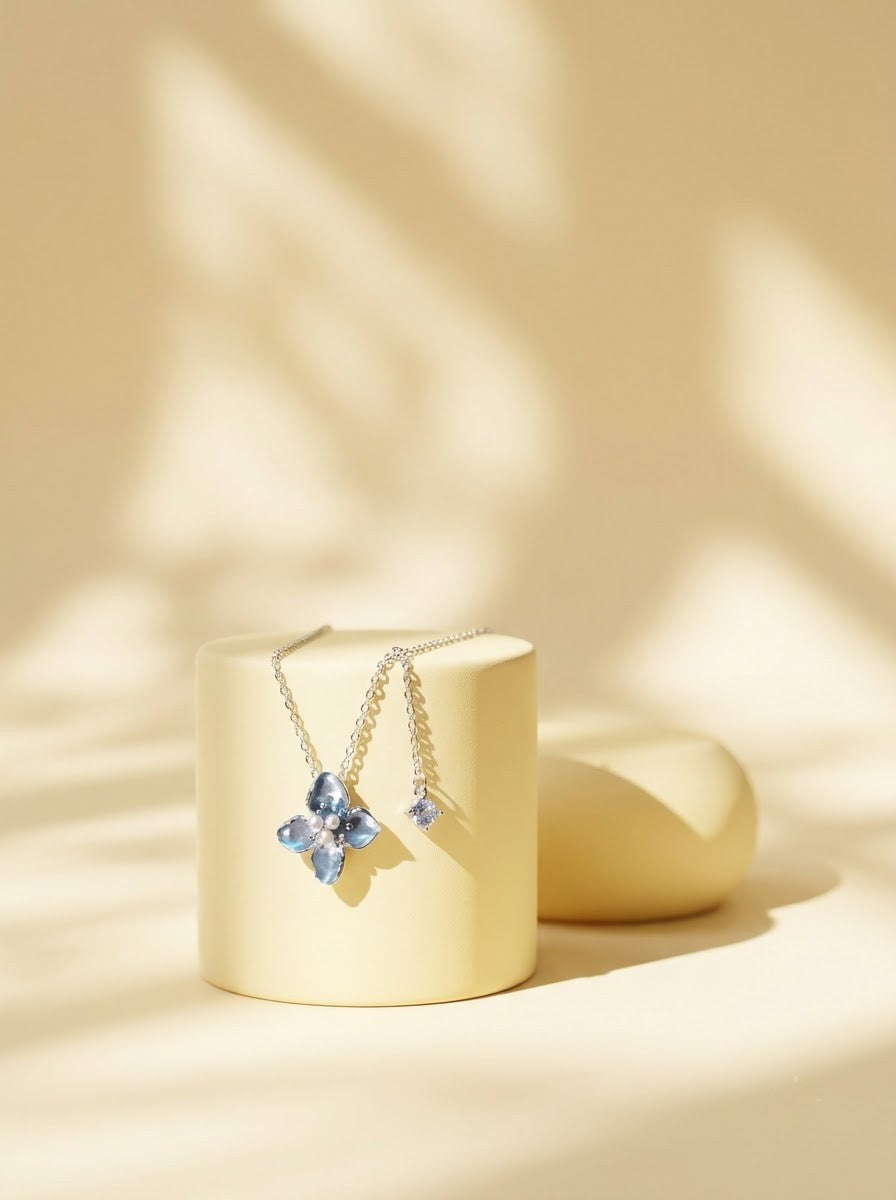 Hydrangea Layered Necklace
