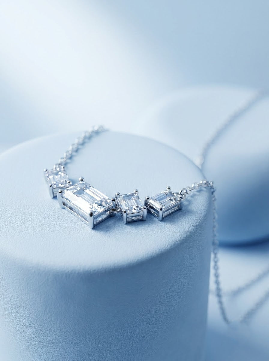 Azure Bar Pendant Chain