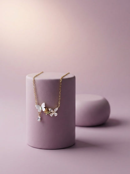 Flutter Duo Pendant Chain
