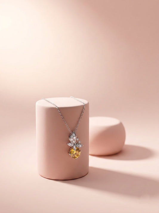 Soleil Butterfly Pendant Chain