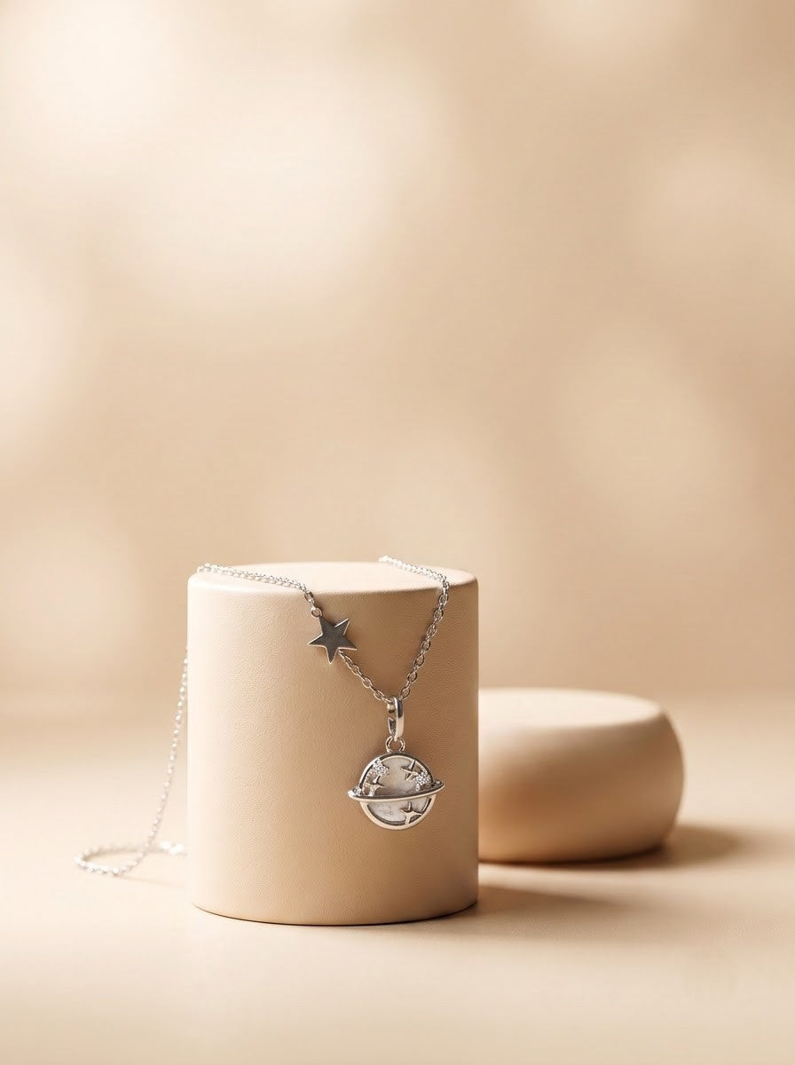 Saturn Star Pendant Chain