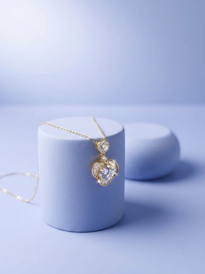 Soleil Heart Pendant Chain