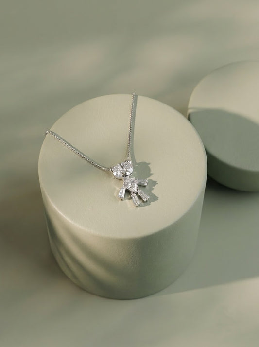 Teddy Bear Pendant Chain