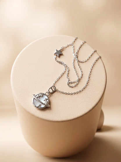 Saturn Star Pendant Chain