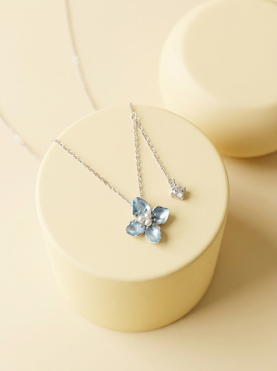 Hydrangea Layered Necklace