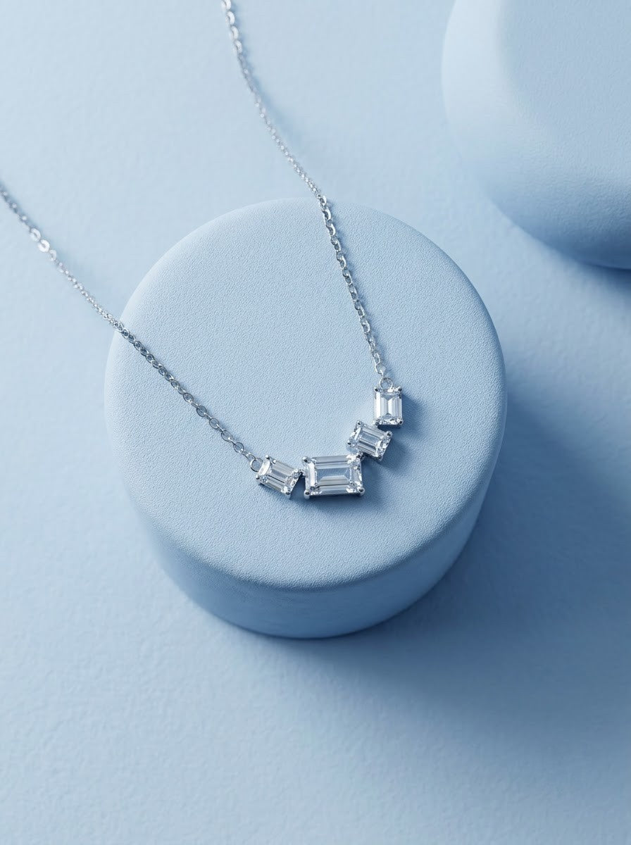 Azure Bar Pendant Chain