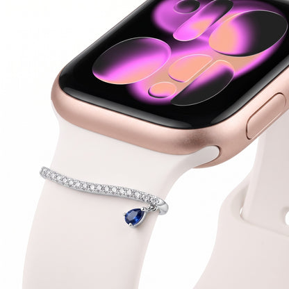 Wave & Drop Watch Charm