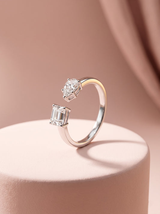 The Mixed-Cut Solitaire Ring