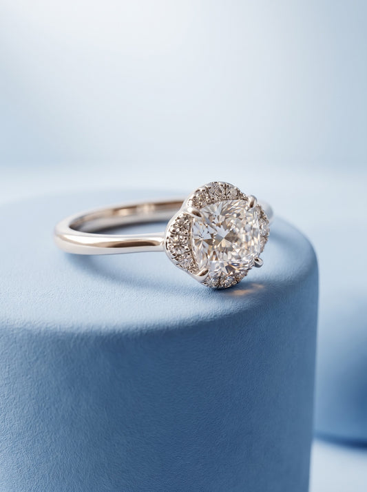 Cushion Compass Ring