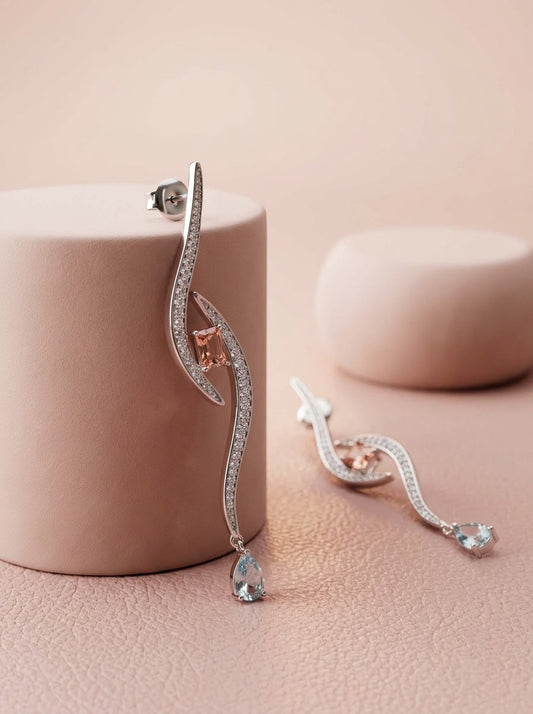 Wave Drop Earrings
