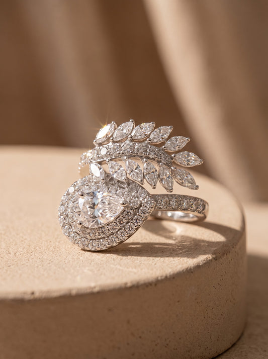 Empress Pear Ring
