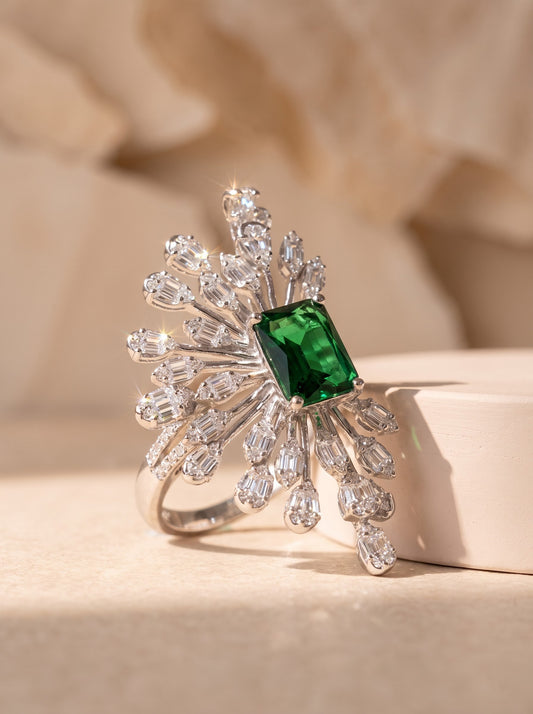 The Imperial Peacock Ring