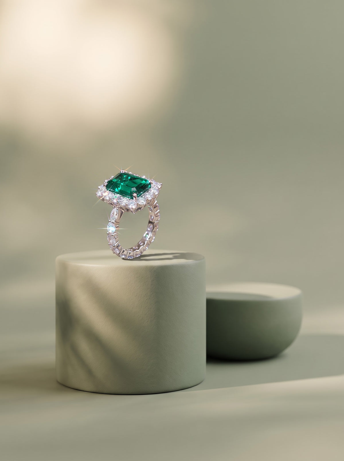 Emerald Grandeur Ring