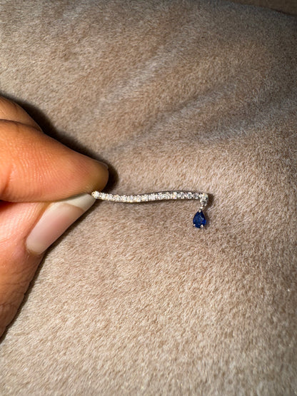 Wave & Drop Watch Charm