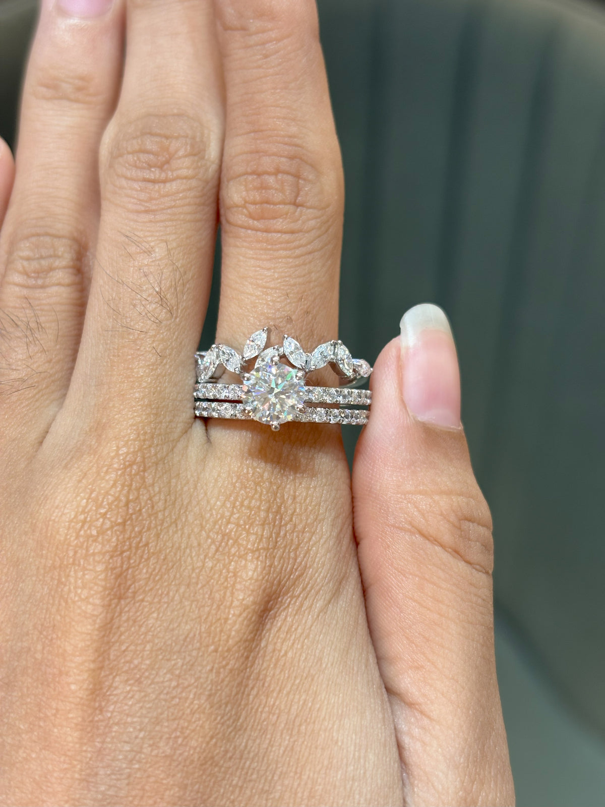 Marquise Vine Set Ring