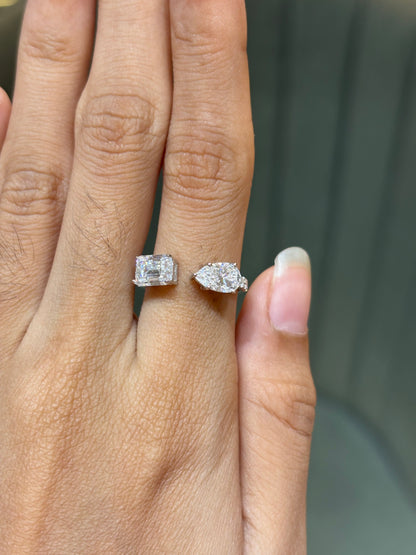 The Mixed-Cut Solitaire Ring