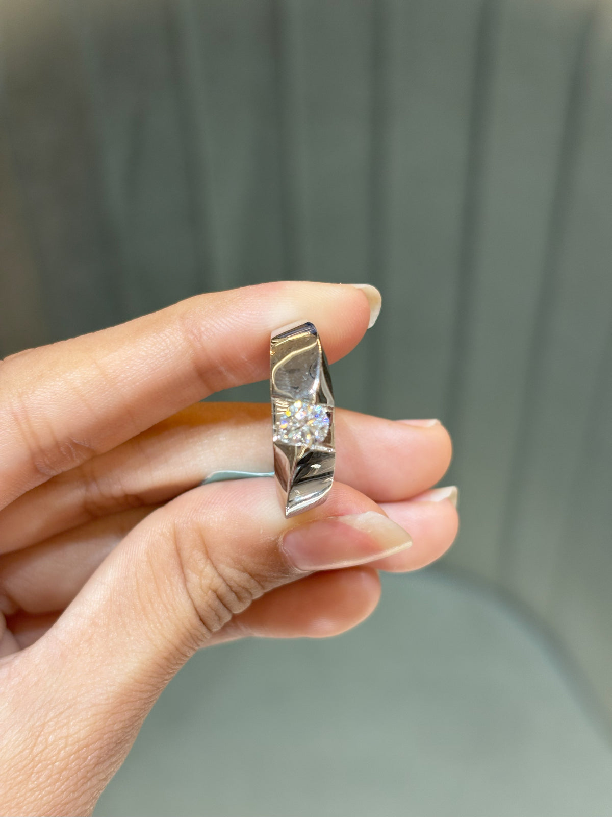 Prism Solitaire Ring