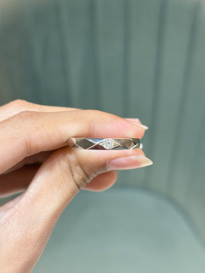 Harlequin Diamond Ring