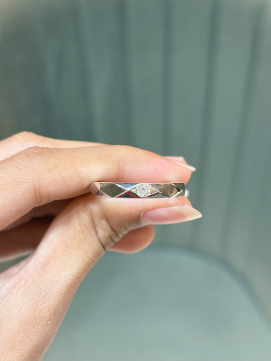 Harlequin Diamond Ring