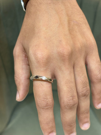 Harlequin Diamond Ring