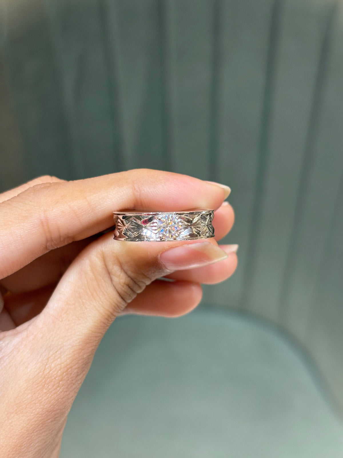 Facet Spark Ring