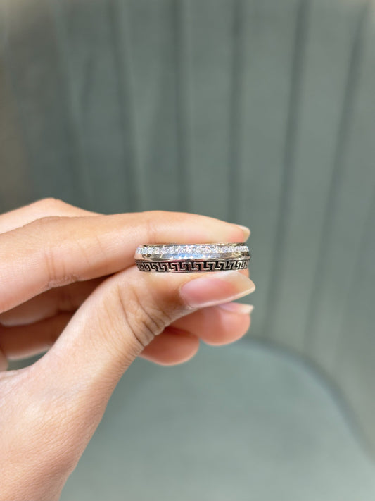 Sterling Meander Ring