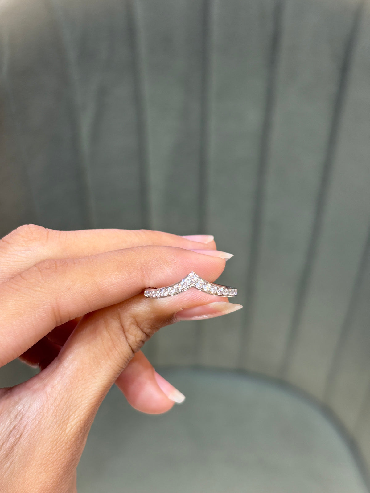 The V-Cut Crown Ring