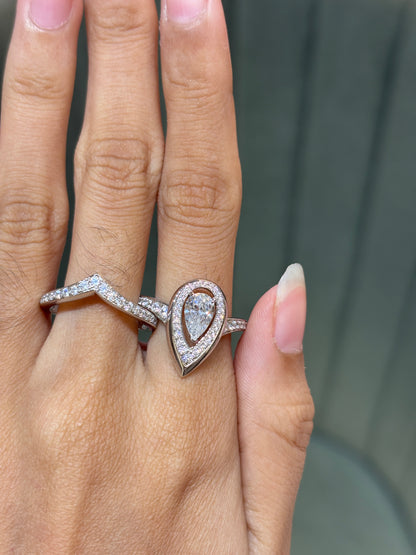 The V-Cut Crown Ring