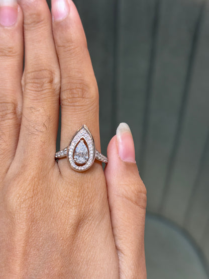 The V-Cut Crown Ring