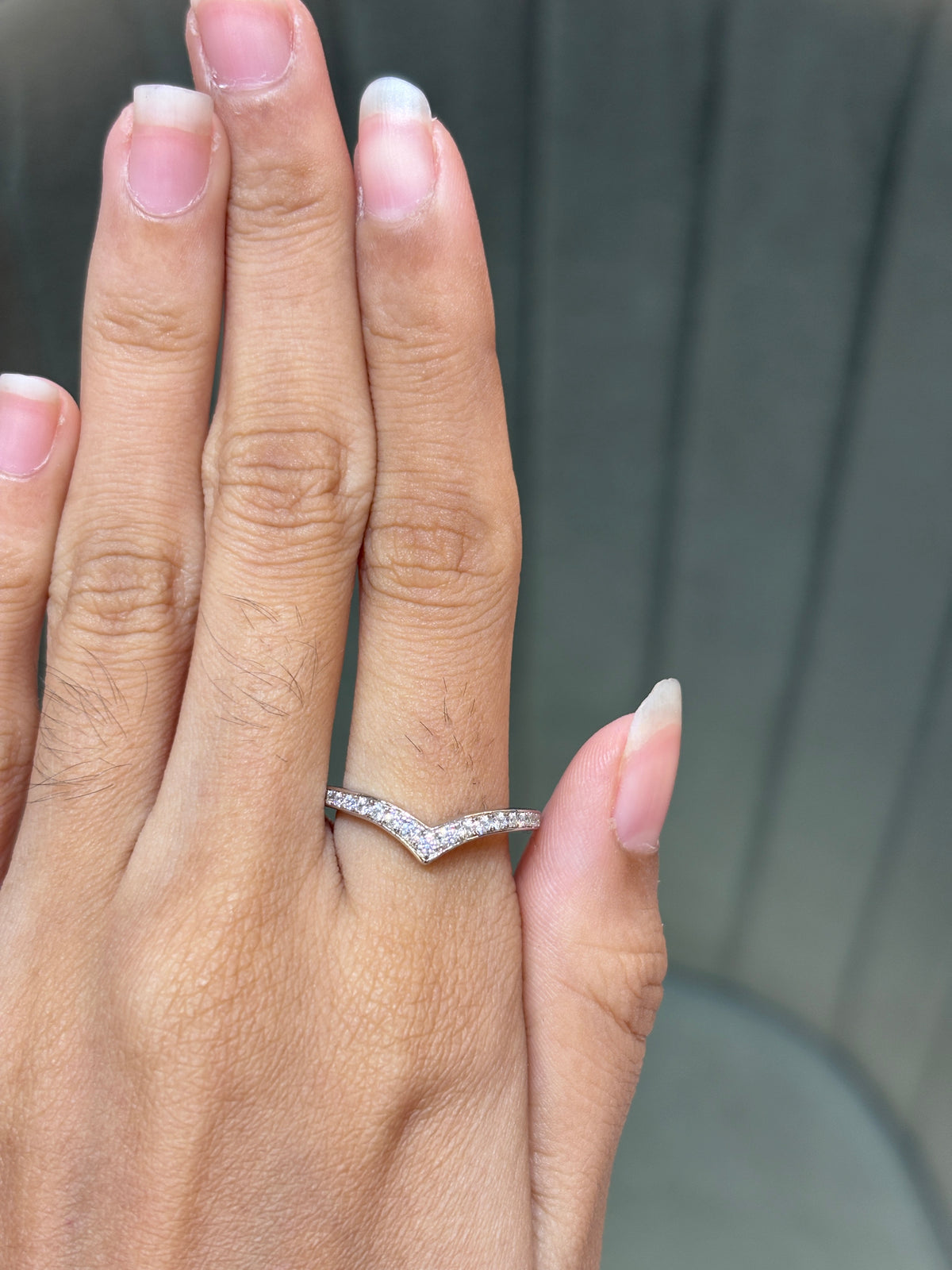 The V-Cut Crown Ring
