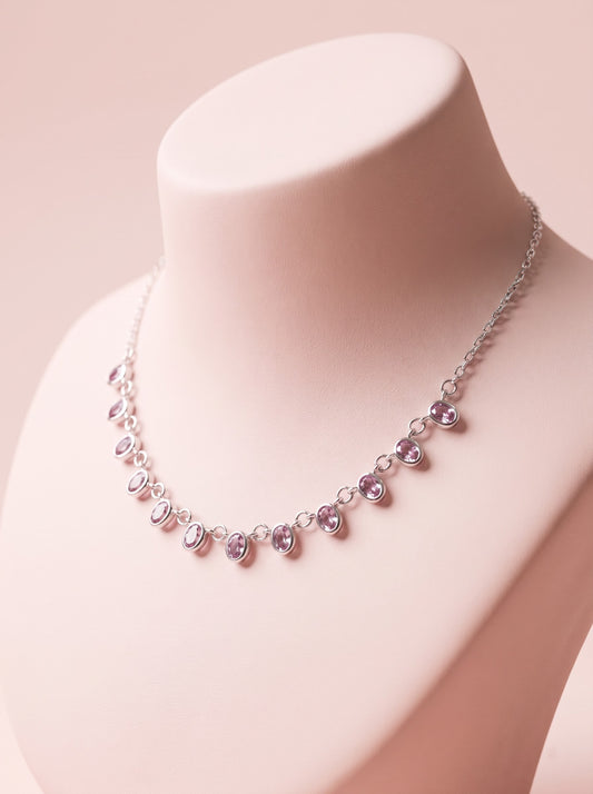 Viola Station Necklace