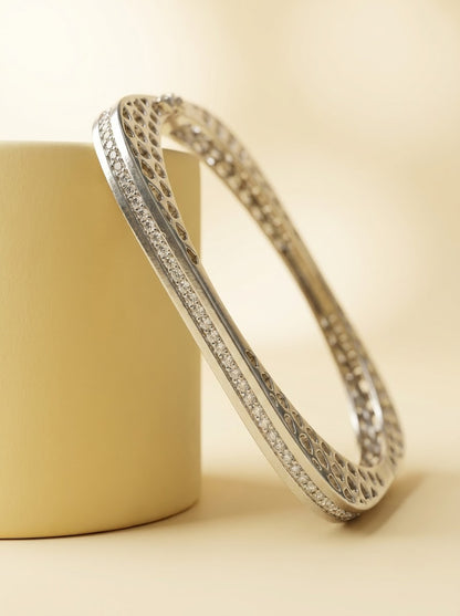 Contoured Diamond Kada