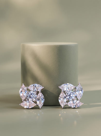 Diamond Pinwheel Pendant Set
