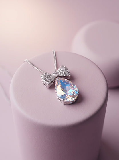 Bow Teardrop Pendant Chain